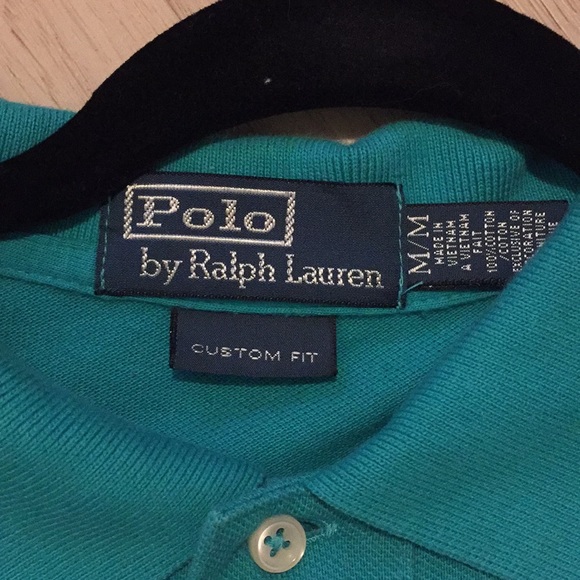 Ralph Lauren Polo Shirt - Size M Custom Fit - Picture 2 of 4